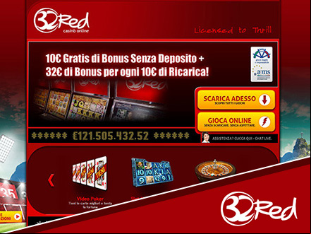 homepage del casino online 32Red