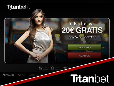 homepage del casino online Titanbet