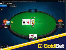 tavolo della poker room Goldbet