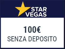 offerta di 100€ su Starvegas